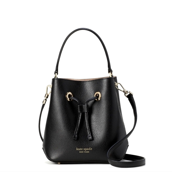 kate spade Handbags - Kate Spade Eva Small Black Bucket Bag